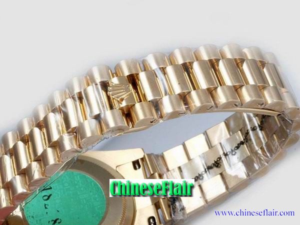 Replacement Rolex President Watch Band All Gold 14mm